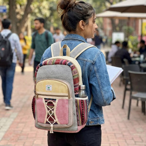 Himalayan Eco-Friendly Hemp & Cotton Unisex Backpack