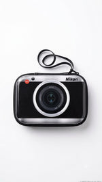Retro Nostalgia Hard-Shell Mini Pouch & Earphone Organizer