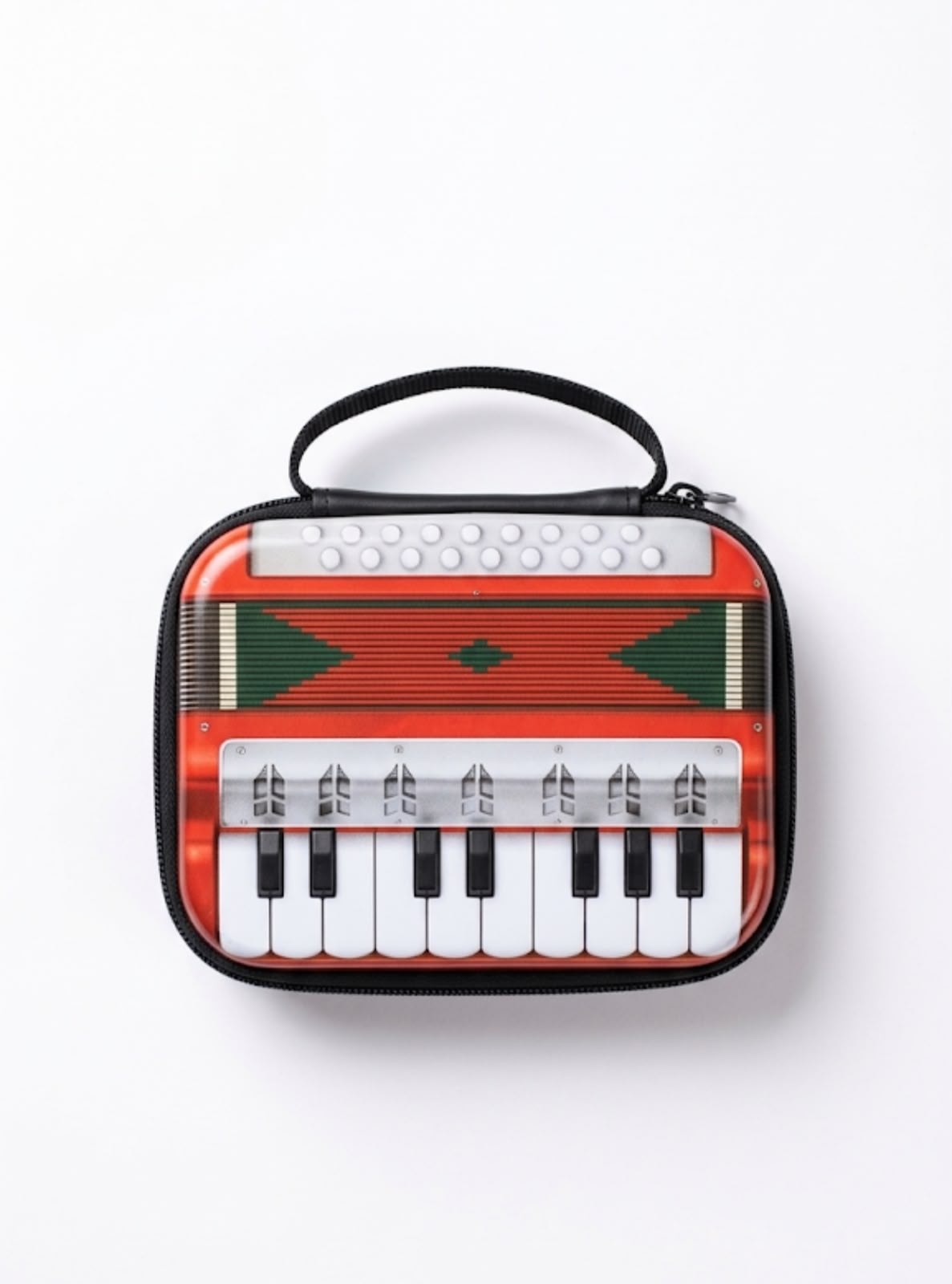 Retro Nostalgia Hard-Shell Mini Pouch & Earphone Organizer