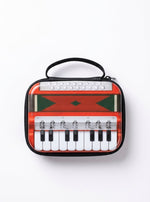 Retro Nostalgia Hard-Shell Mini Pouch & Earphone Organizer
