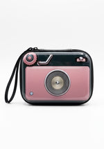 Retro Nostalgia Hard-Shell Mini Pouch & Earphone Organizer