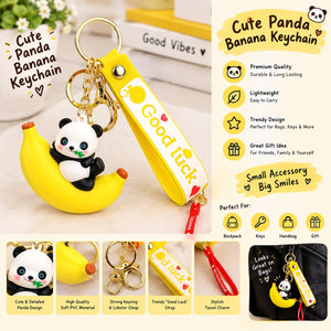Sweet Treat Panda: Fruit Series 3D Keychain