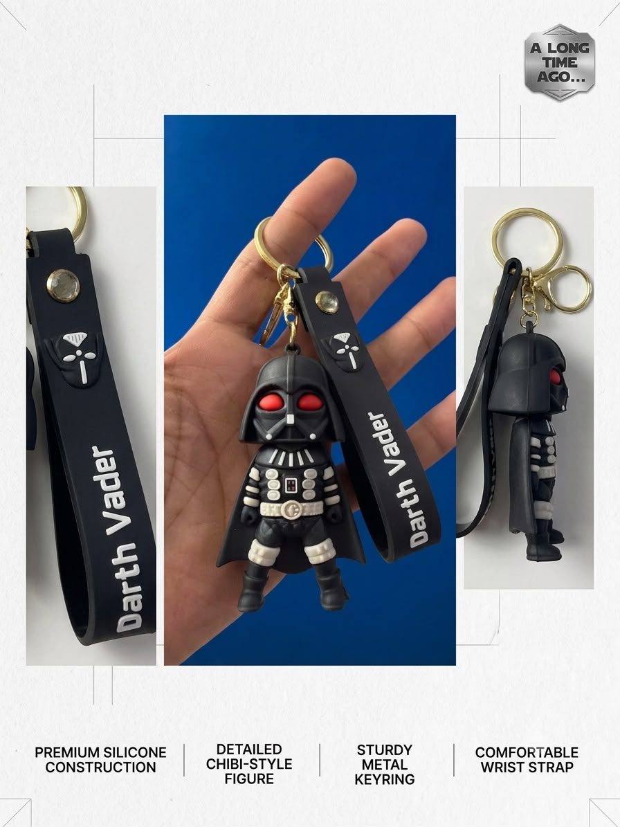Galactic Empire Darth Vader 3d Keychain