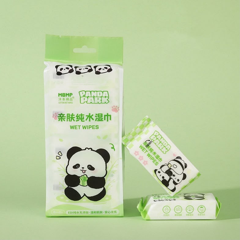 Panda Park Kawaii Pocket Wet Wipes