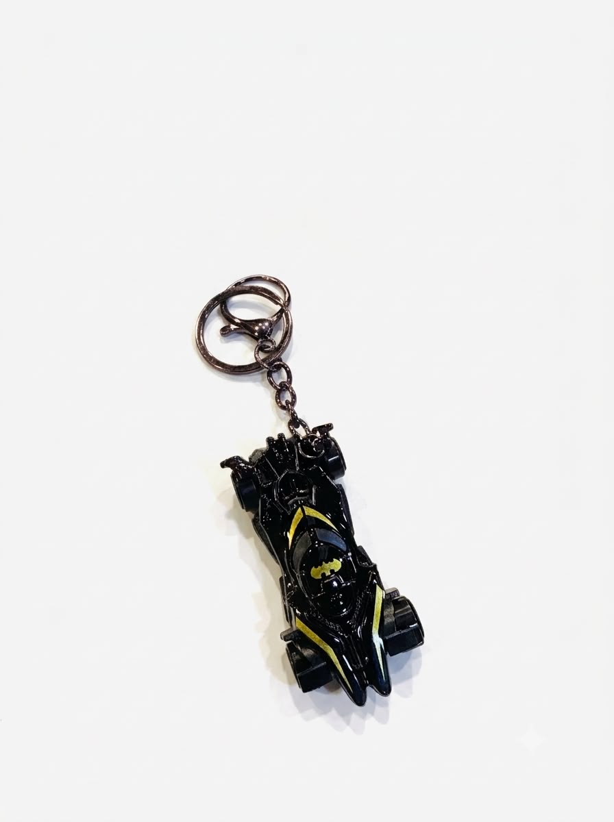 Batman Batmobile Die-Cast Metal Car Keychain