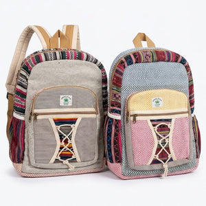 Himalayan Eco-Friendly Hemp & Cotton Unisex Backpack