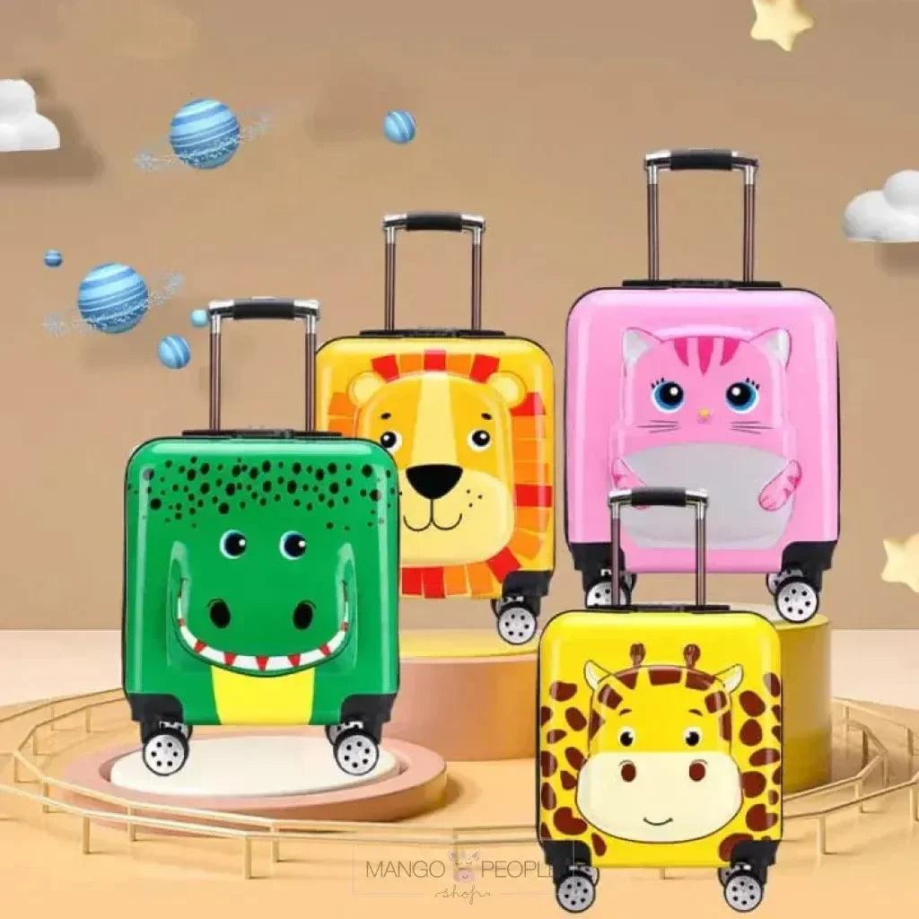 Happy Animals Adventure Trolley Bag - KawaiWorld