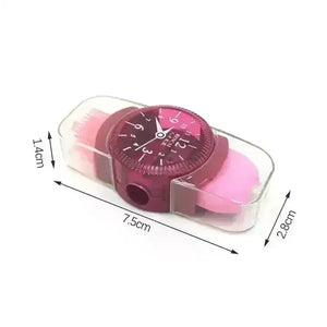 3 In 1 Watch Shaped Eraser Sharpener - KawaiWorld