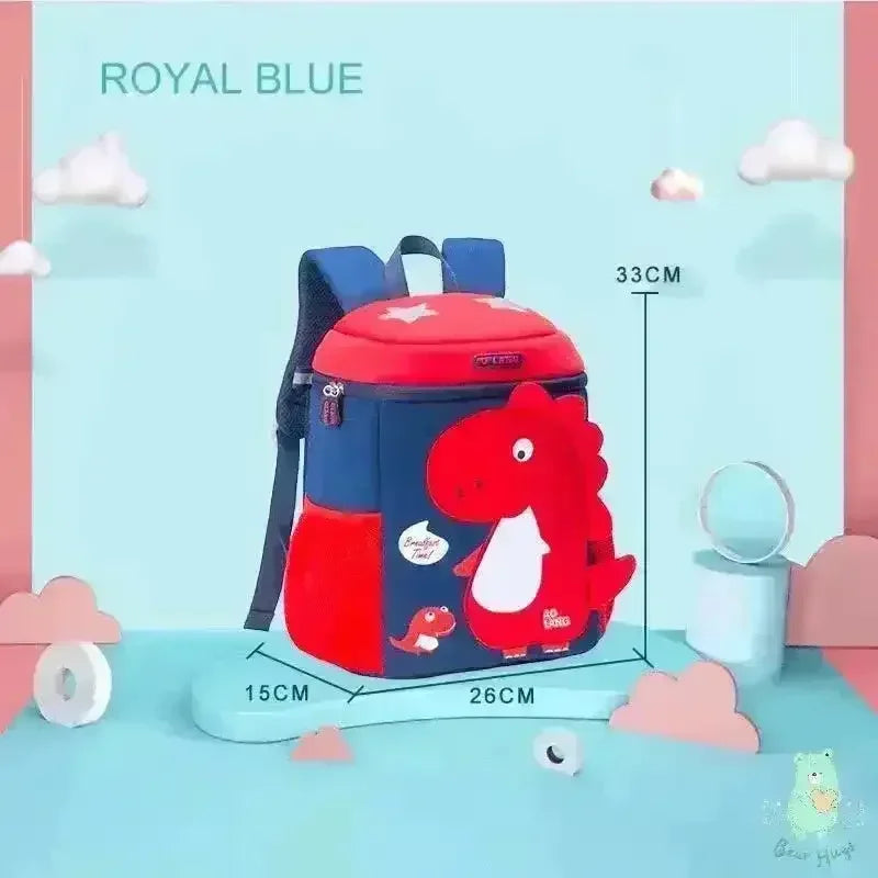 3D Dinosaur Kindergarten Kids Backpack - KawaiWorld