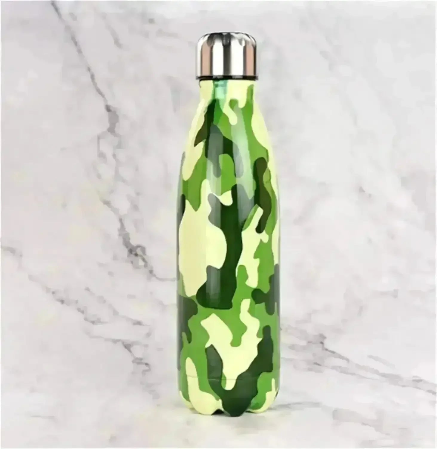Camouflage Cola Metal Water Bottle (500 ml) - Bear Hugs