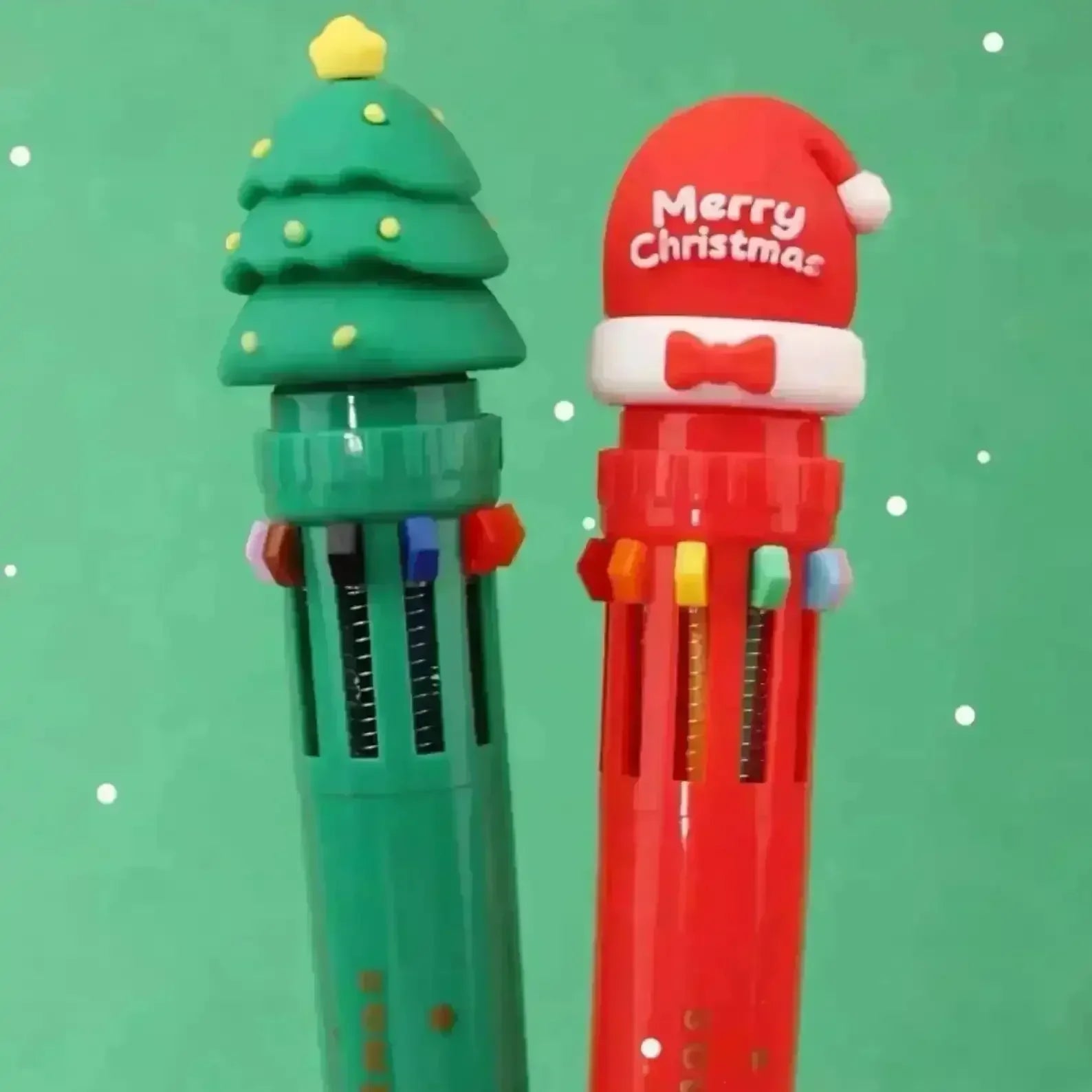 Christmas Theme Multi-Color Pen - Bear Hugs