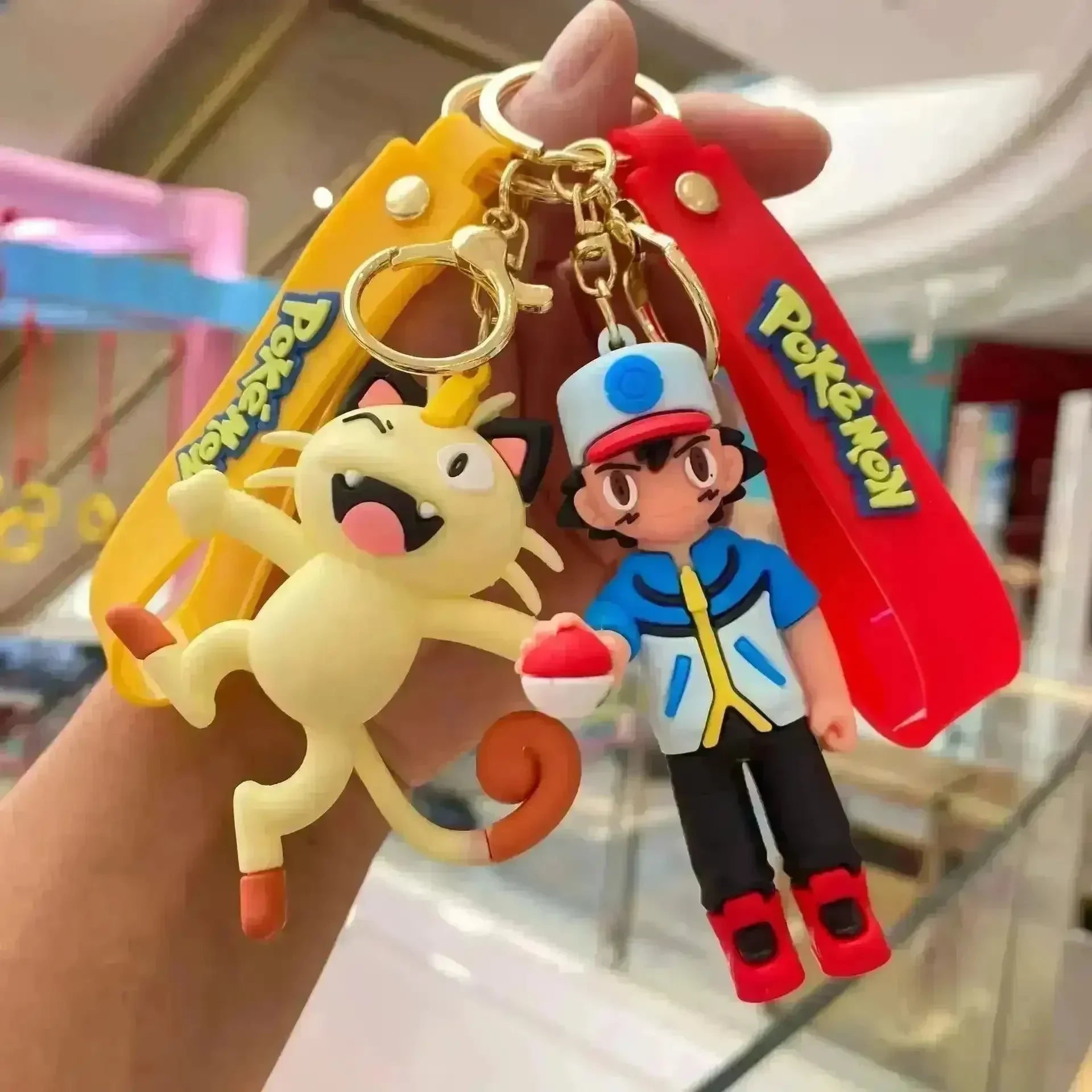 Classic Pokimoen Character 3D Keychain - KawaiWorld