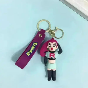 Classic Pokimoen Character 3D Keychain - KawaiWorld