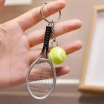 Love-All Lobs Tennis Racket & Ball Keychain - KawaiWorld