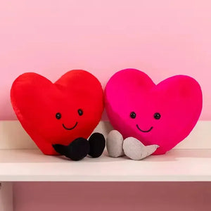 Heart's Embrace Plush Pillow (35 cm) - KawaiWorld