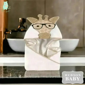 Hudson Baby Hooded Towel (Giraffe) - KawaiWorld