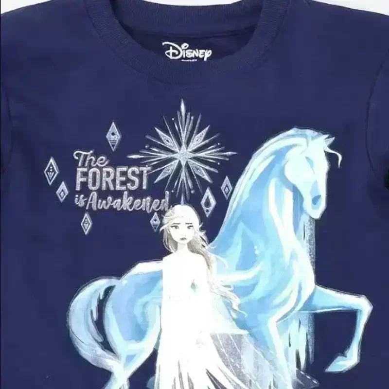 Kids DSNY Princess Print Round-Neck Sweatshirt - KawaiWorld