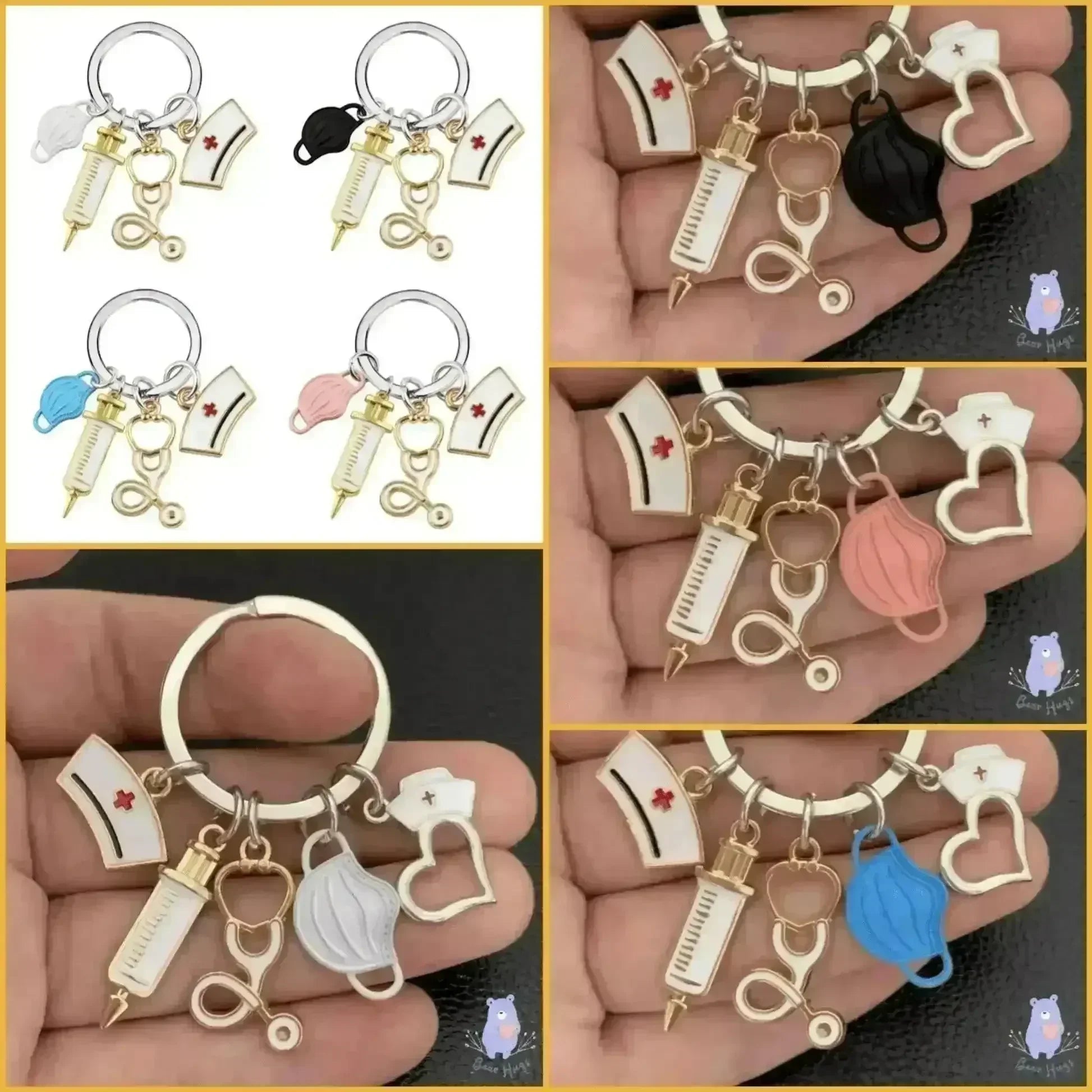 Medical Tools Keychain Set Bag Charm - KawaiWorld