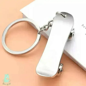Rolling Radness Revolving Skateboard Keychain - KawaiWorld