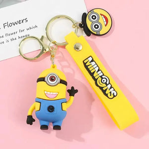 Smiley Minniuns 3D Keychain - KawaiWorld