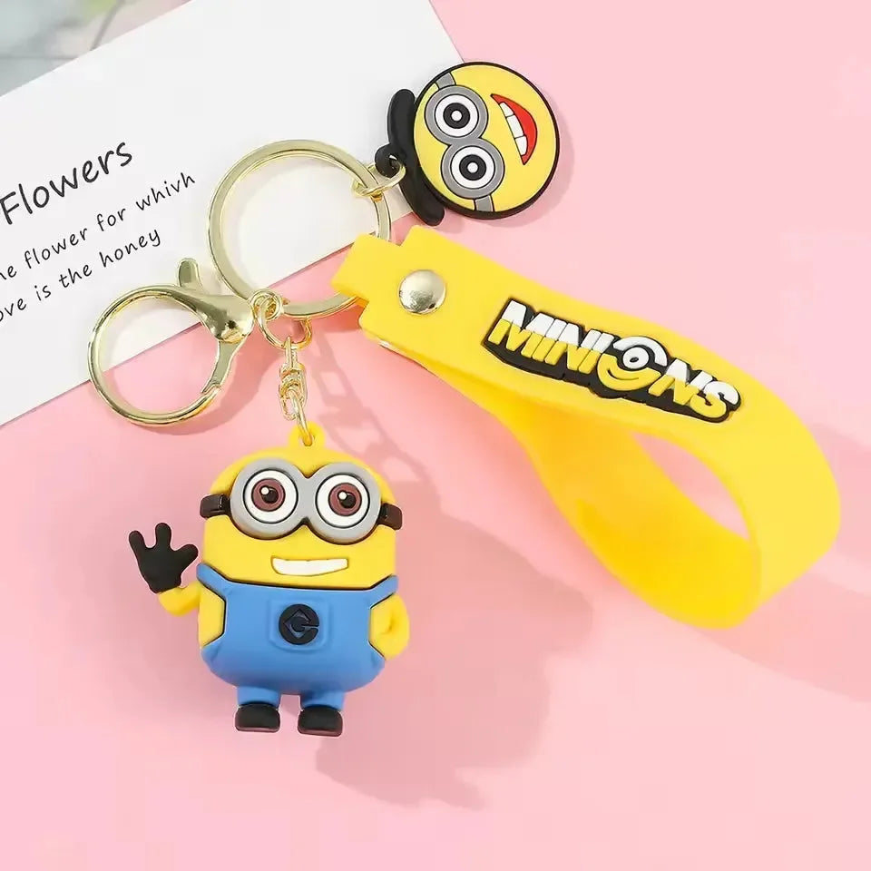 Smiley Minniuns 3D Keychain - KawaiWorld