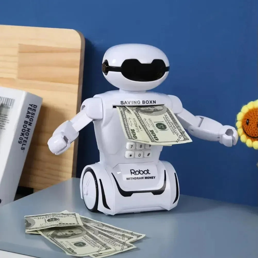 Multifunctional Robot Piggy Bank - KawaiWorld