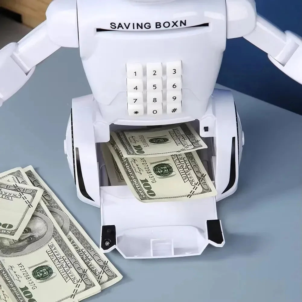 Multifunctional Robot Piggy Bank - KawaiWorld