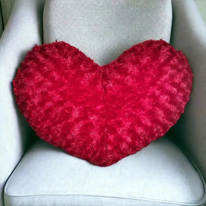 Rose Heart Plush Pillow (45 cm) - KawaiWorld
