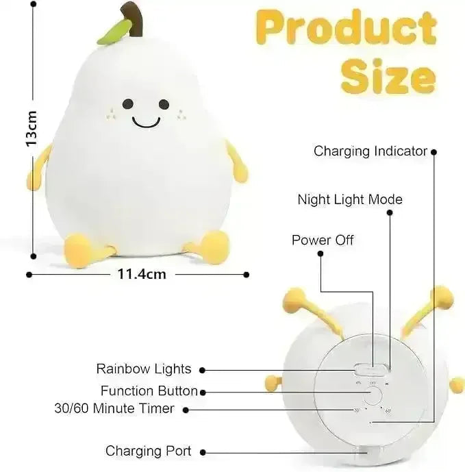 Smiling Pear Night Light - KawaiWorld