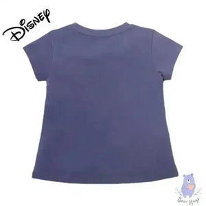 Snow White Round-Neck Cotton T-shirt - KawaiWorld