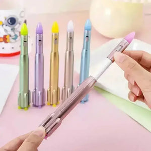 Space Rocket Glowing Ball Pen - KawaiWorld
