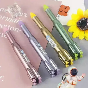 Space Rocket Glowing Ball Pen - KawaiWorld