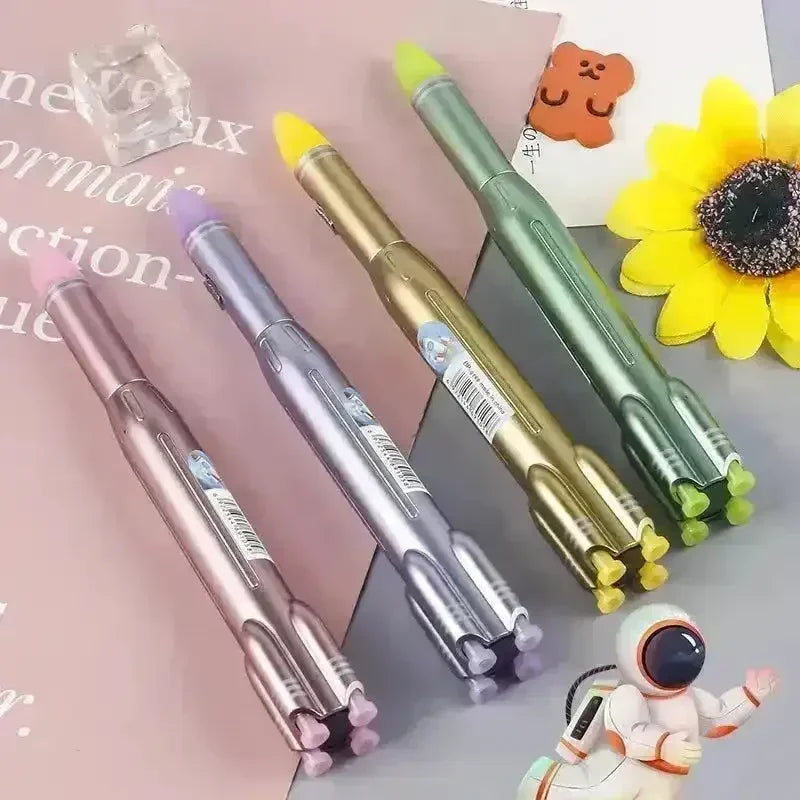 Space Rocket Glowing Ball Pen - KawaiWorld