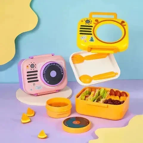 Stereo Speaker Shaped Lunch Box (680 ml) - Bear Hugs