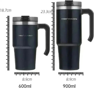 Tyeso Thermal Cup with Handle (20 oz) - Bear Hugs