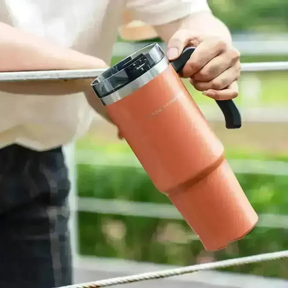 Tyeso Thermal Cup with Handle (20 oz) - Bear Hugs