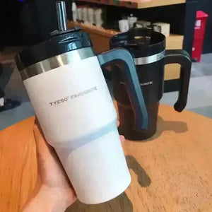 Tyeso Thermal Cup with Handle (20 oz) - Bear Hugs