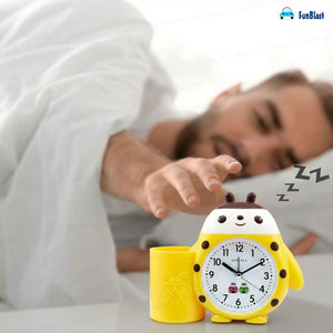 Playful Ladybug Alarm Clock & Stationery Organizer
