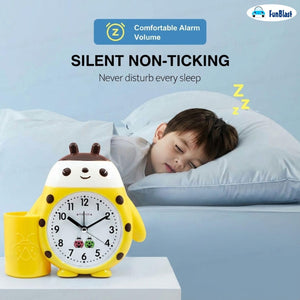 Playful Ladybug Alarm Clock & Stationery Organizer