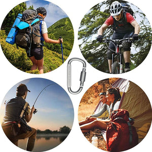 Tactical Aluminum D-Ring Carabiner - KawaiWorld