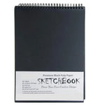 Midnight Canvas A4 Black Sketchbook