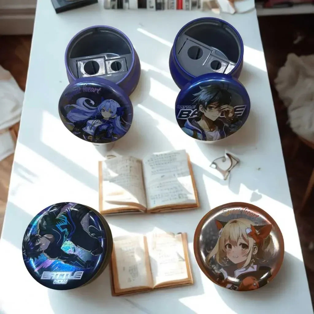 Cute Anime 2 Hole Pencil Sharpener