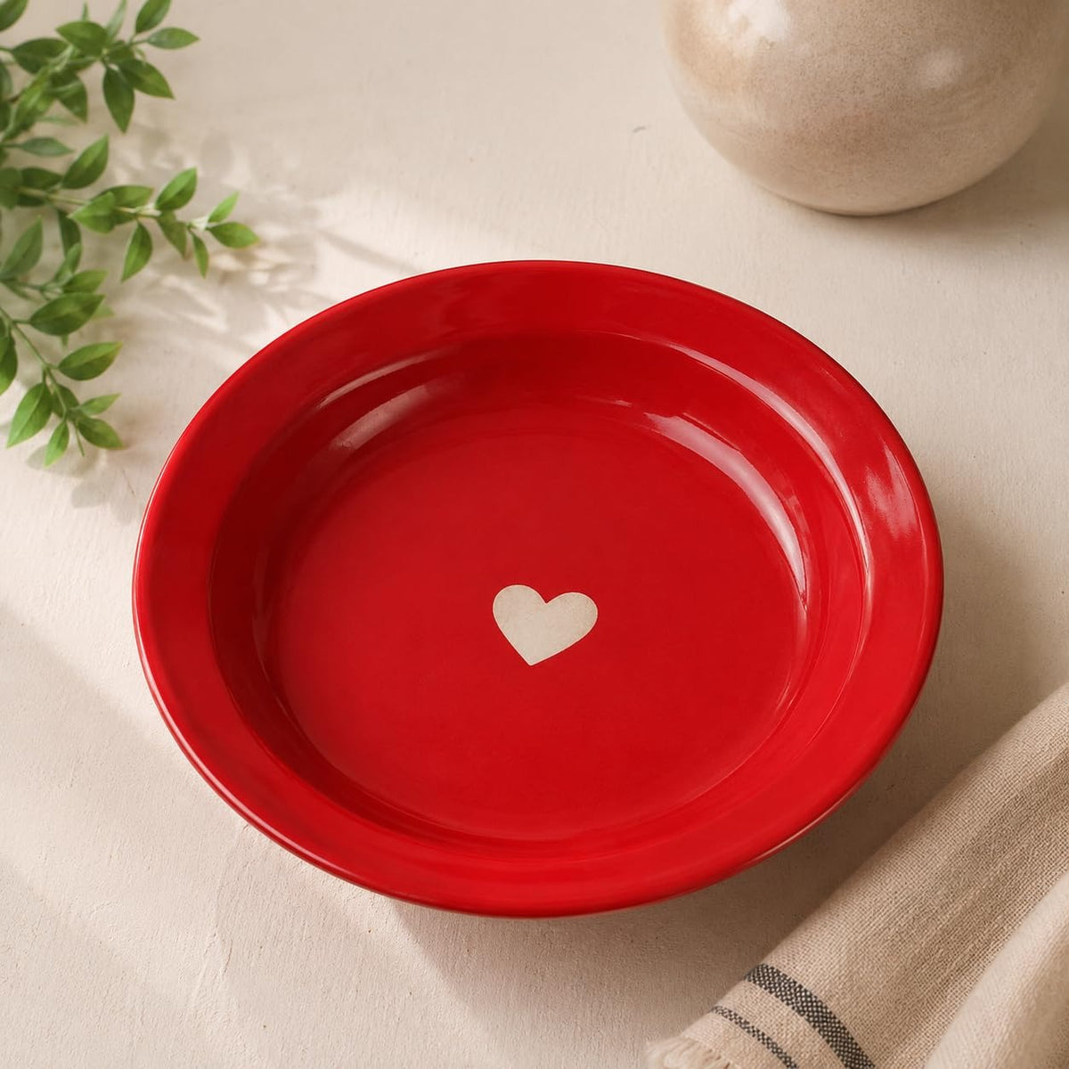 Sweetheart Ceramic Serving Plate