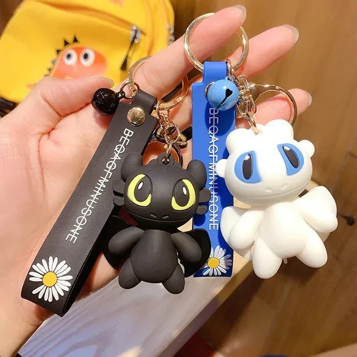 Chibi Dragon 3D Silicone Keychain & Bag Charm