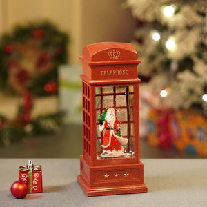 Music and Light Santa Phone Booth