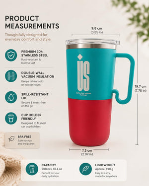 Double-Wall Vacuum Travel Mug & Tumbler