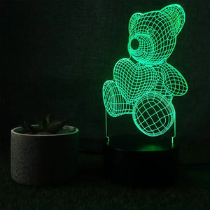 Teddy HeartLoom Love LED Lamp - KawaiWorld