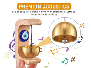 ZenHarmony Om Solid Wood & Brass Magnetic Doorbell