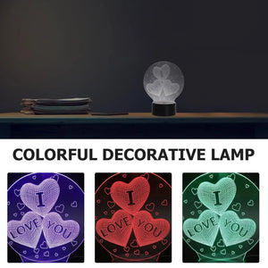 ILoveYou Heart Spark LED Lamp - KawaiWorld