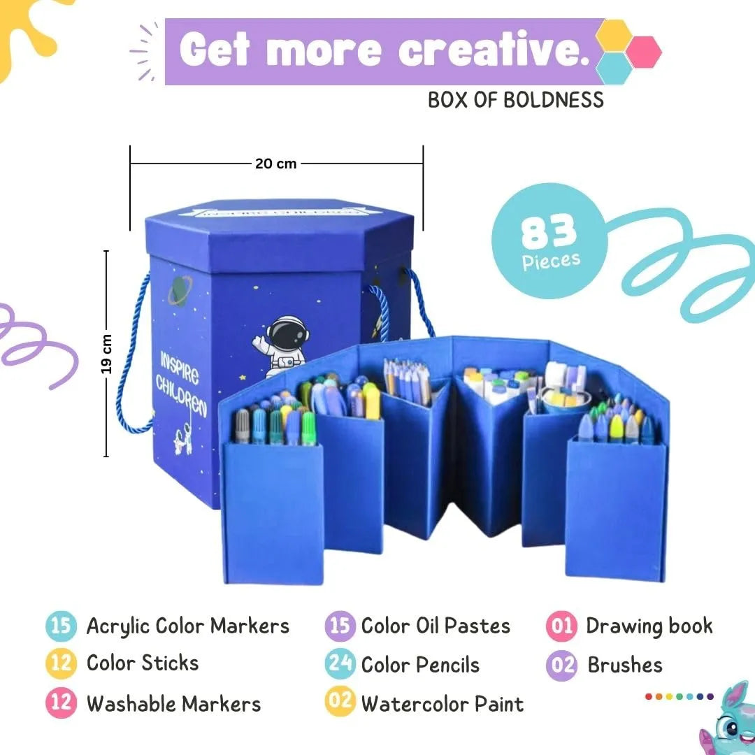 Astro-Artist 83 Piece Creative Art Set